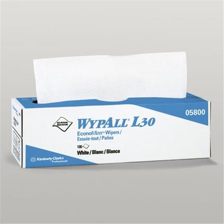 Kimberly-Clark KCC 05816 Wypall L30 Wpr 16.4X9.8 White 6/120